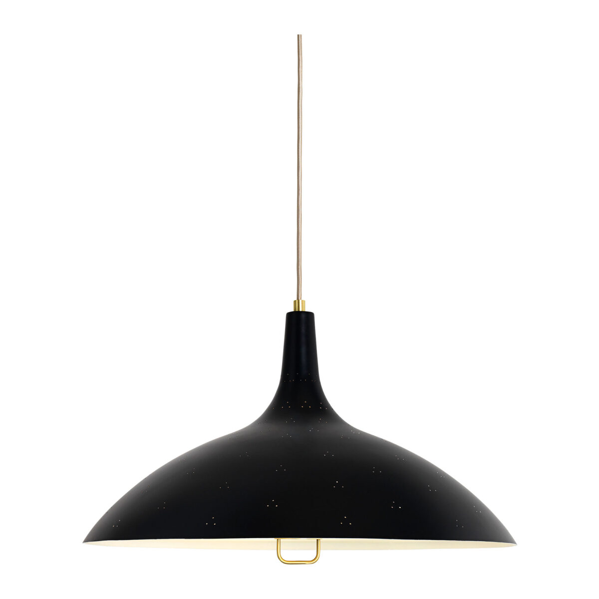 1965 Pendant Brass/ Soft Black