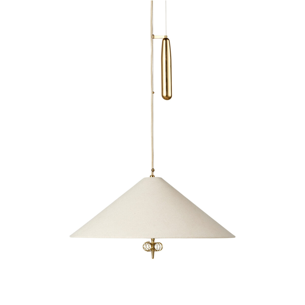 A1967 Pendant Brass / Canvas