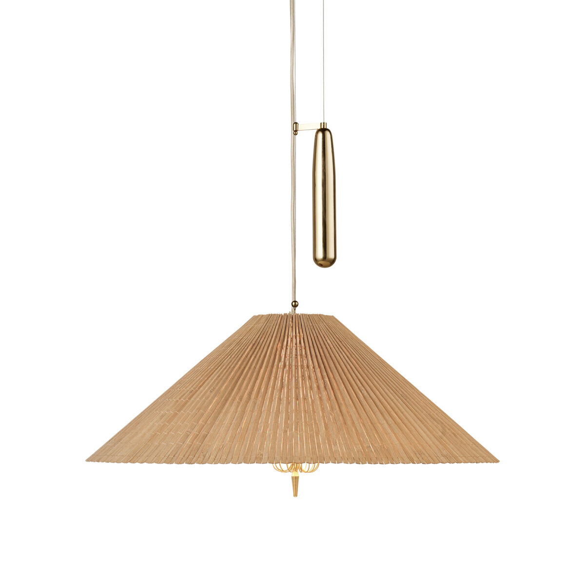 A1972 Pendant Brass / Bamboo