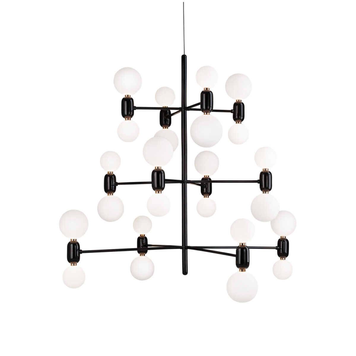 Aballs Chandelier 12 Black