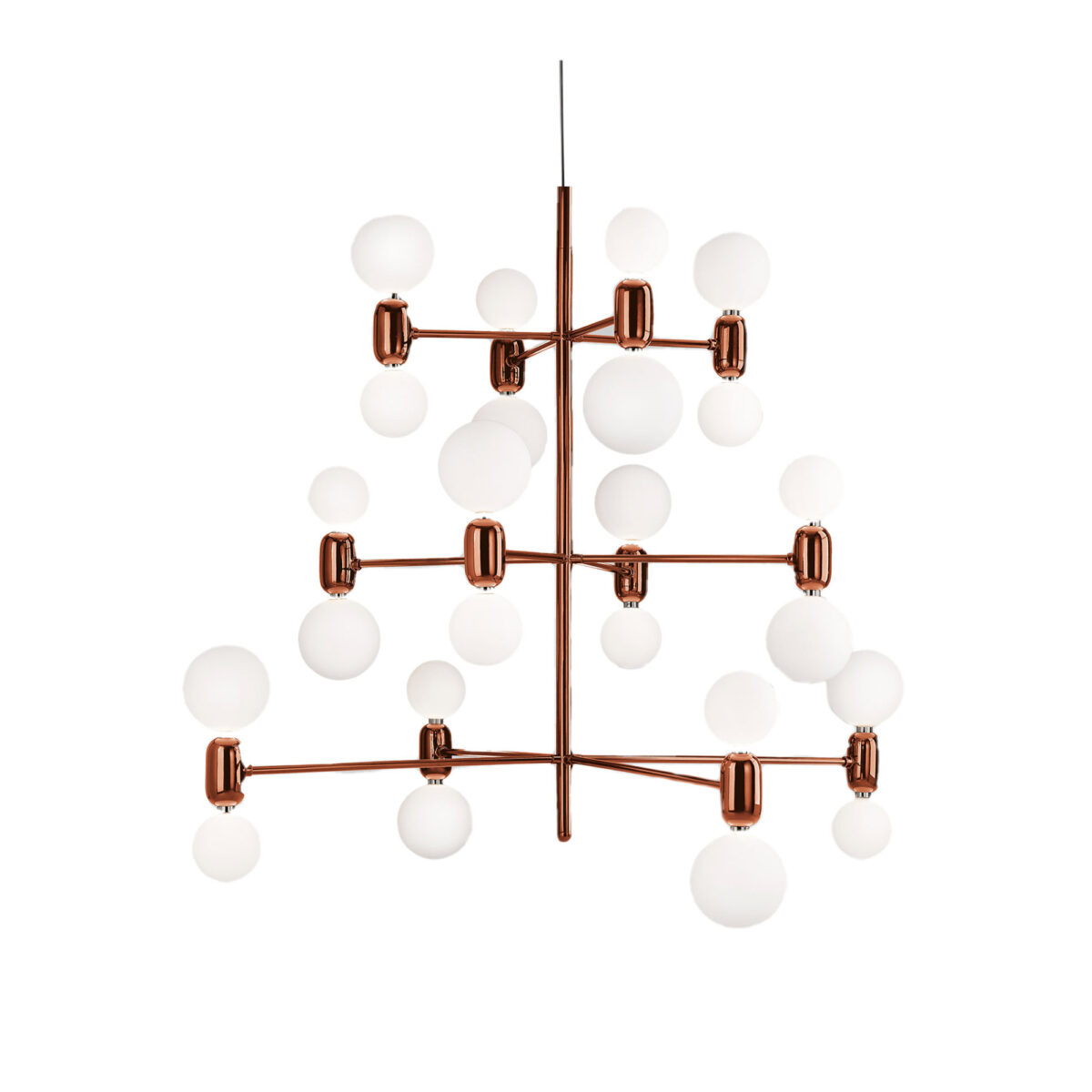 Aballs Chandelier 12 Copper