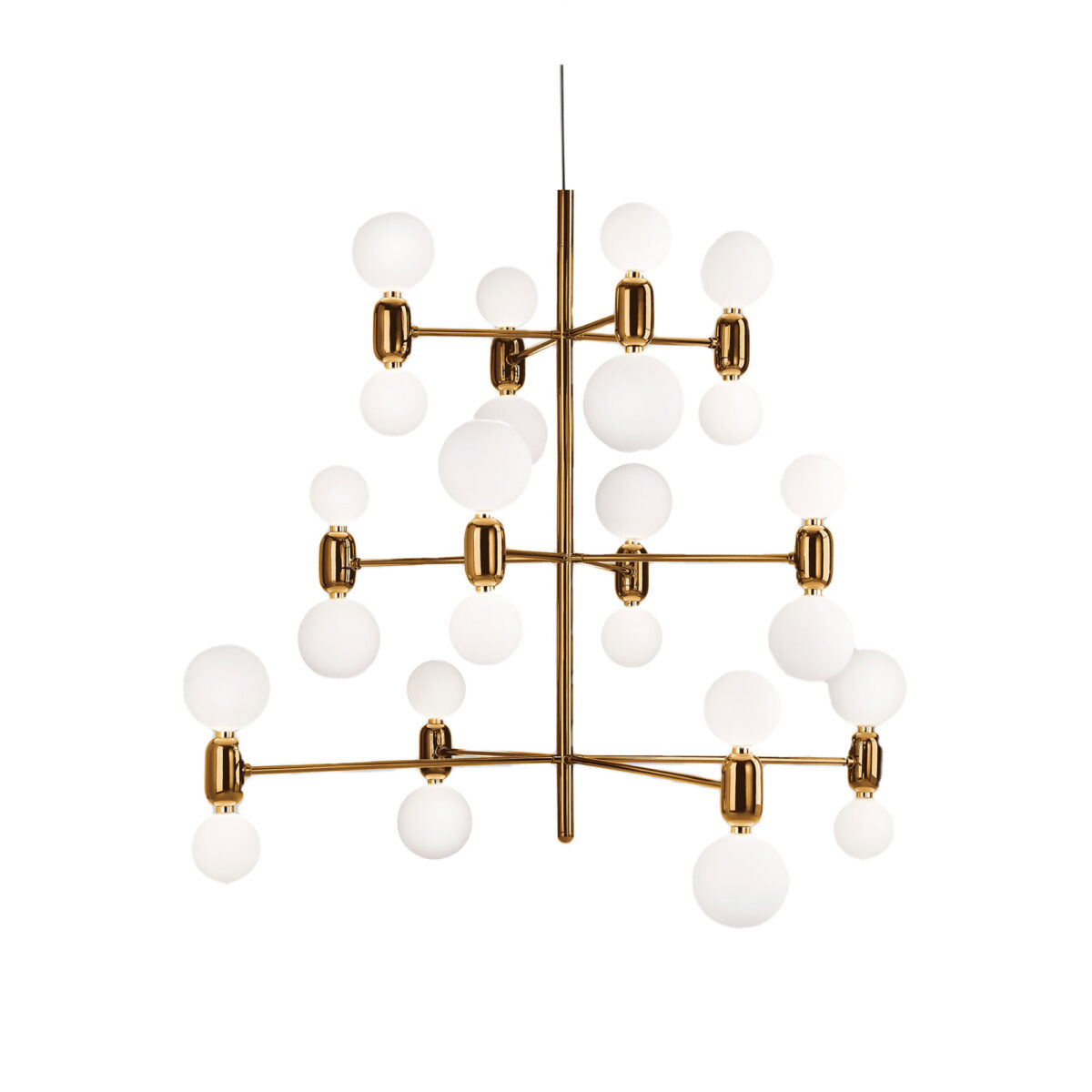 Aballs Chandelier 12 Gold