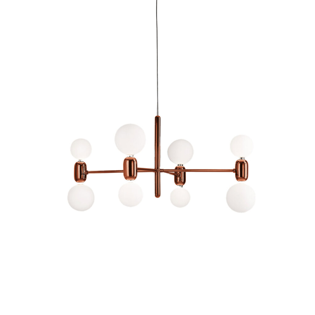 Aballs Chandelier 4 Copper