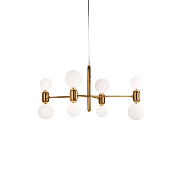 Aballs Chandelier 4 Gold