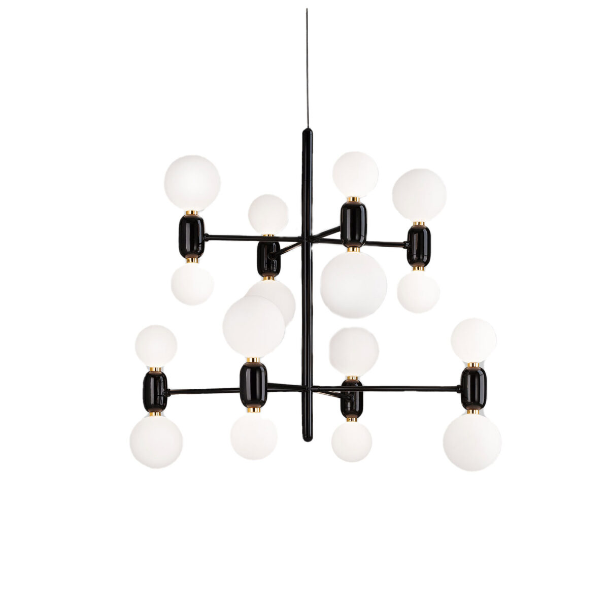 Aballs Chandelier 8 Black