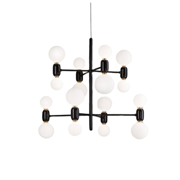 Aballs Chandelier 8 Black