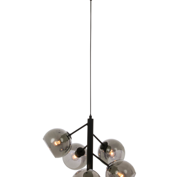 Aneta Lighting - Taklampa Atom /rök - Svart