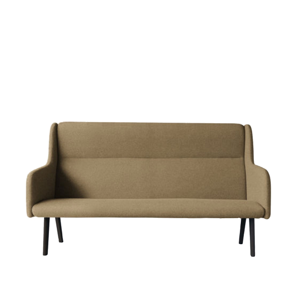 Anyway 3 Seater Sofa, High Back, Fabric C+, Kvadrat - Harald 3 0123