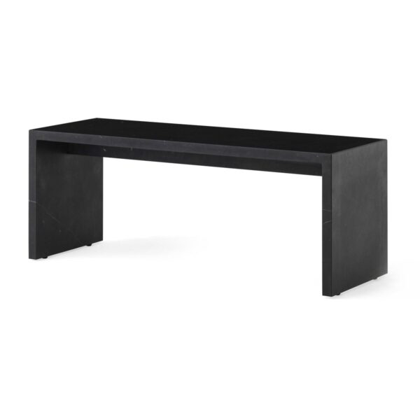 Audo Copenhagen Plinth Bridge avlastningsbord Nero Marquina