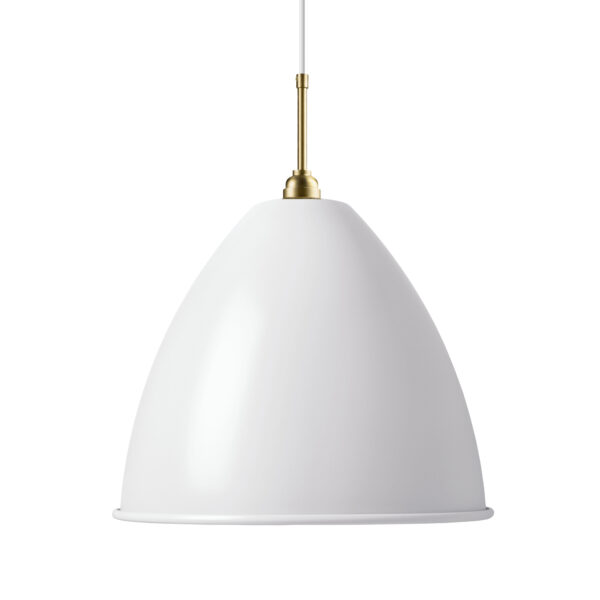 BL9L Soft White Semi Matt/Brass