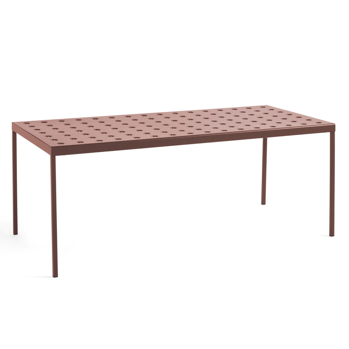 Balcony Table 190x87 Cm / Iron Red