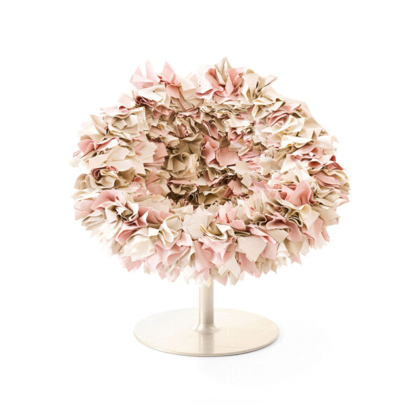 Bouquet Chair, B004,White/Beige/Salmon Pink