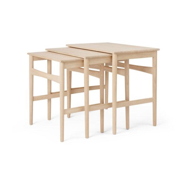 Carl Hansen & Søn CH004 nesting tables satsbord Oljad ek