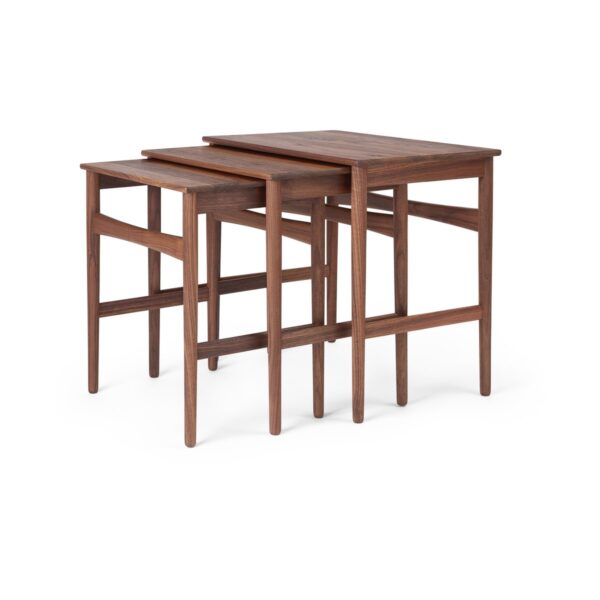 Carl Hansen & Søn CH004 nesting tables satsbord Oljad valnöt