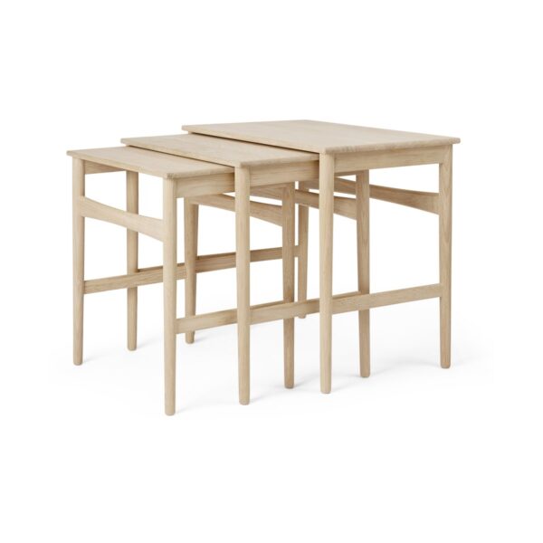 Carl Hansen & Søn CH004 nesting tables satsbord Vitoljad ek