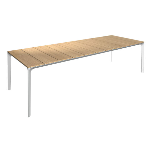 Carver Teak Table 280 cm White