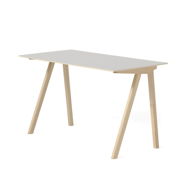 Copenhague CPH 90 130x65 cm Off White Linoleum / Waterbased Lacq Solid Oak