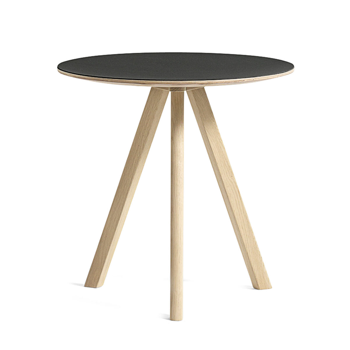 Copenhague CPH20 50 cm Black Linoleum / Waterbased Lacq Solid Oak