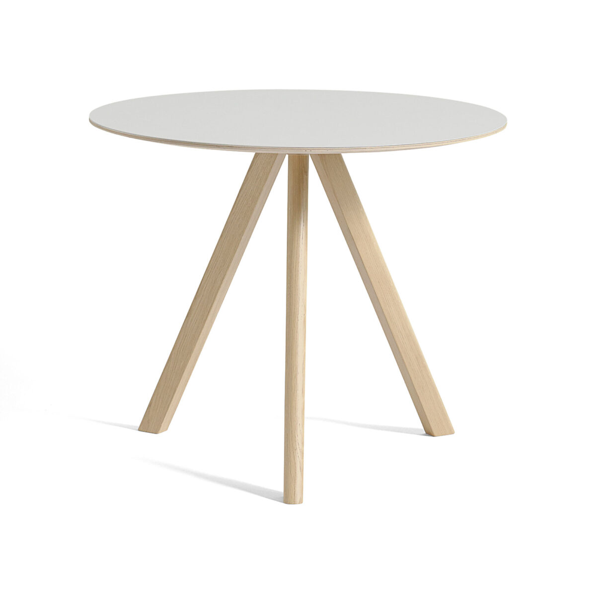 Copenhague CPH20 90 cm Off White Linoleum / Waterbased Lacq Solid Oak