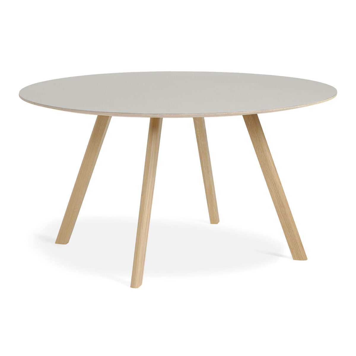 Copenhague CPH25 140 cm Off White Linoleum / Waterbased Lacq Solid Oak