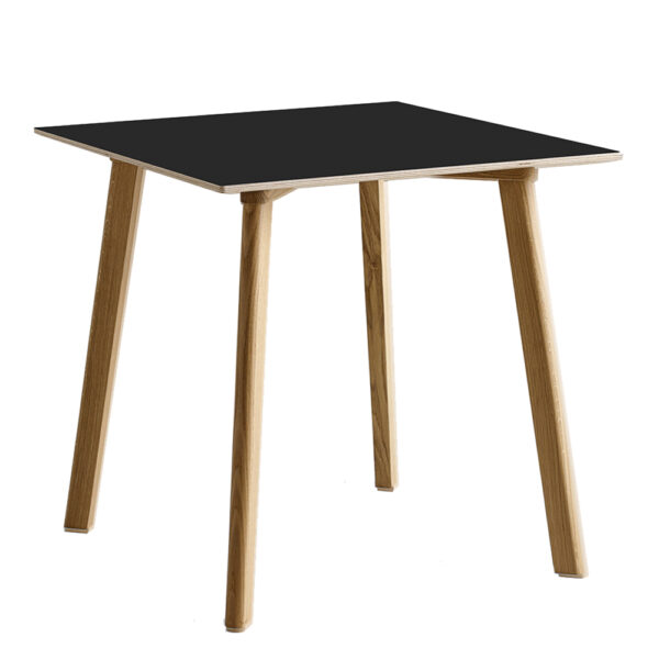 Copenhague Deux CPH210 75 cm Ink Black Laminate / Waterbased Lacq Solid Oak