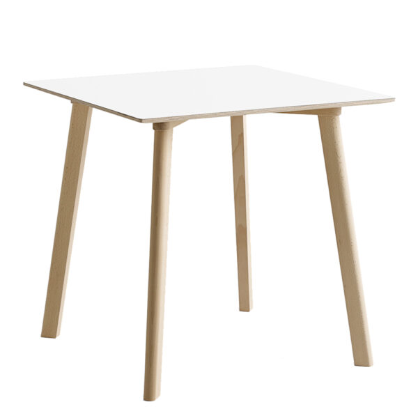 Copenhague Deux CPH210 75 cm Pearl White Laminate / Untreated Solid Beech