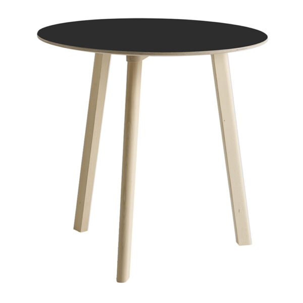 Copenhague Deux CPH220 75 cm Ink Black Laminate / Untreated Solid Beech