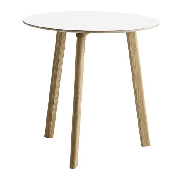 Copenhague Deux CPH220 75 cm Pearl White Laminate / Waterbased Lacq Solid Oak