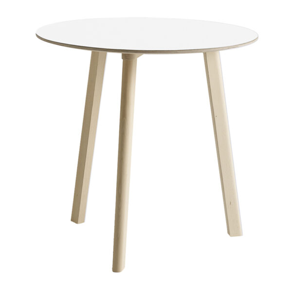 Copenhague Deux CPH220 75 cm Pearl White / Untreated Solid Beech