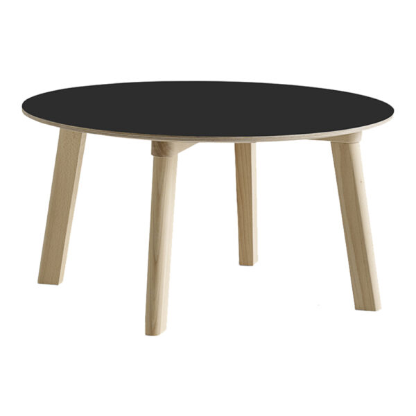 Copenhague Deux CPH250 75 cm Ink Black Laminate / Untreated Solid Beech