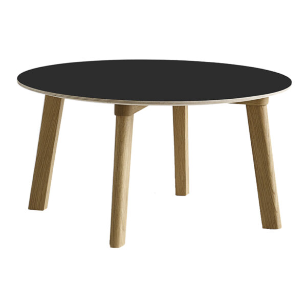 Copenhague Deux CPH250 75 cm Ink Black Laminate / Waterbased Lacq Solid Oak