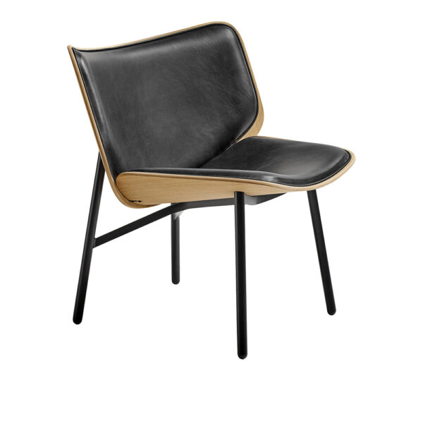 Dapper Lounge, WB Lacquered Oak, Black base/Cat.6 Sense Black