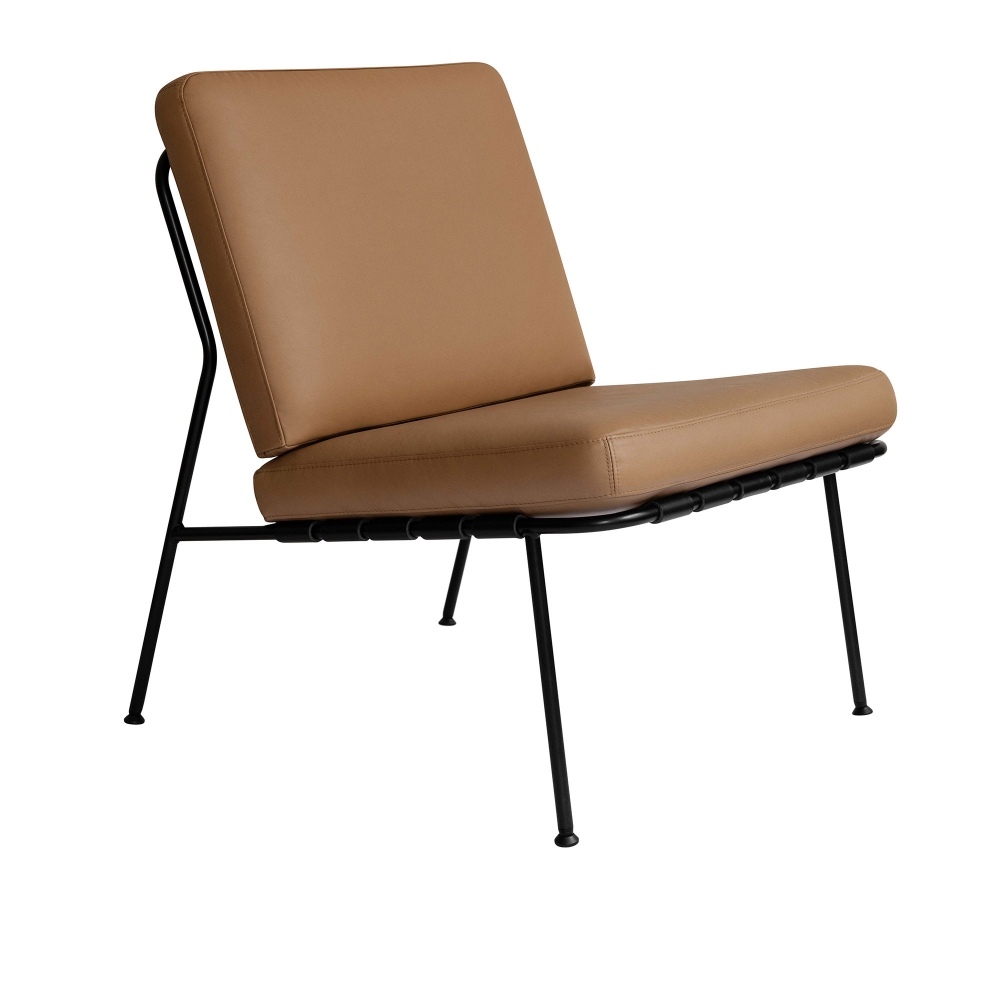 Domus Chair Steel, Läder Elmosoft 33004