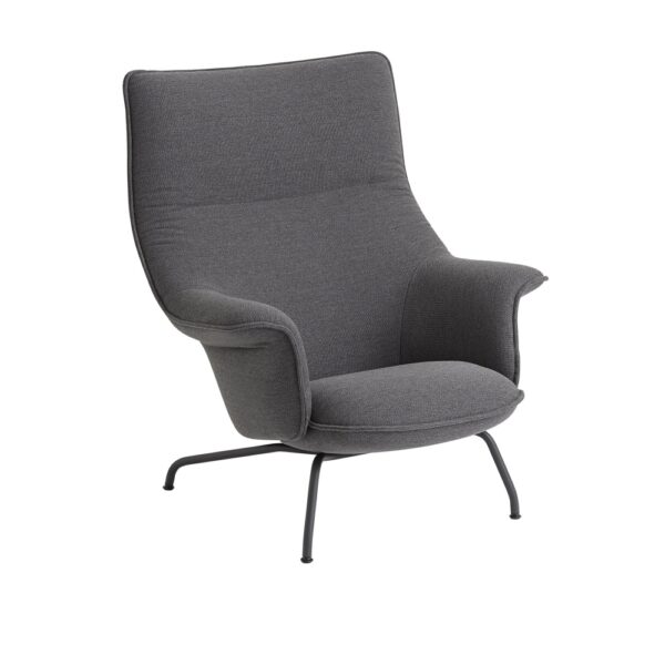 Doze Lounge Chair, Ocean 80/Anthracite Black