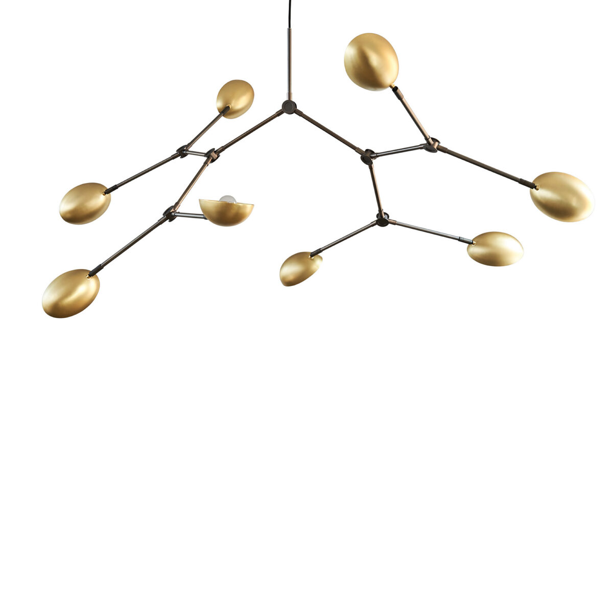 Drop Chandelier Brass