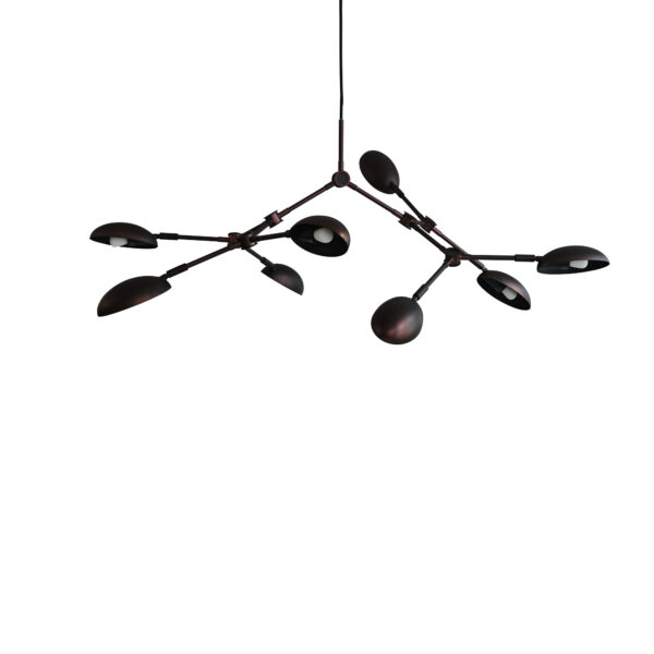 Drop Chandelier Mini Burned Black