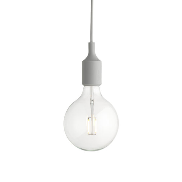 E27 Pendant Lamp LED Light Grey