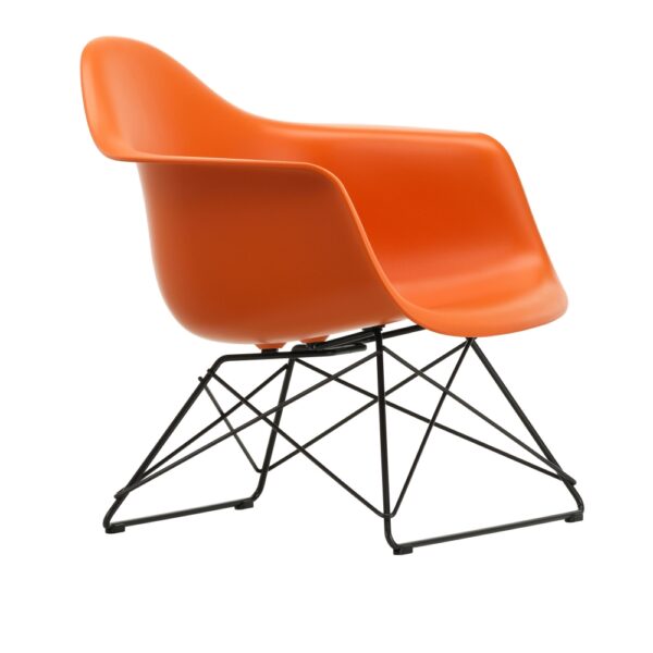 Eames Plastic Armchair LAR - 43 Rusty Orange - Basic Dark Base