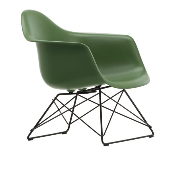 Eames Plastic Armchair LAR - 48 Forest - Basic Dark Base