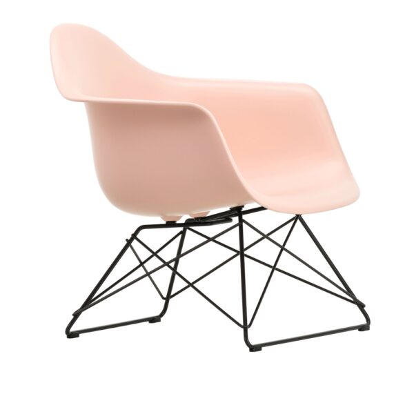 Eames Plastic Armchair LAR Pale Rose Dark Base