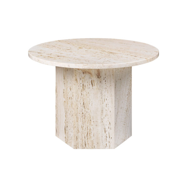 Epic Coffee Table 60 cm White Travertine