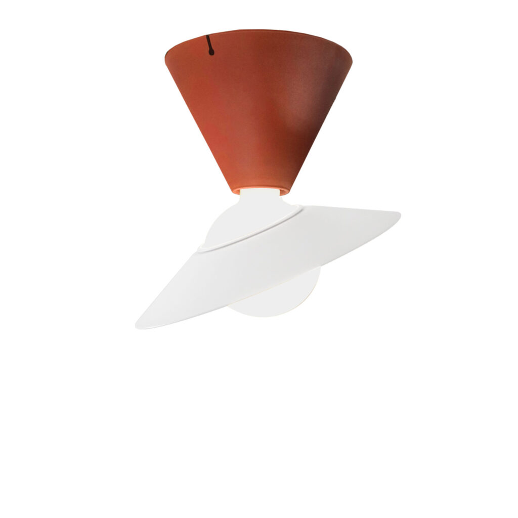 Fante Ceiling Lamp Brick Red