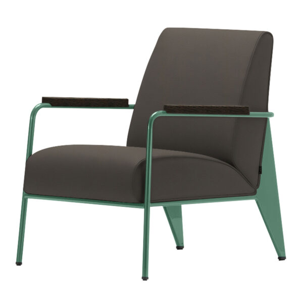 Fauteuil de Salon Blé Vert, Dark Oak, Umbra Grey