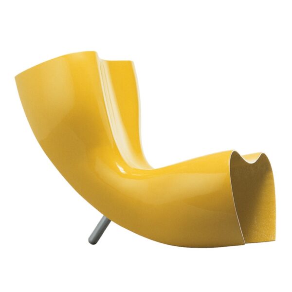 Felt Armchair, Reinforced Fibreglass Structure, 801 Polish Lacquer Ora