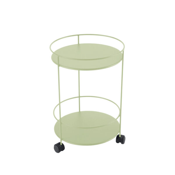 Fermob Guinguette sidobord med hjul willow green