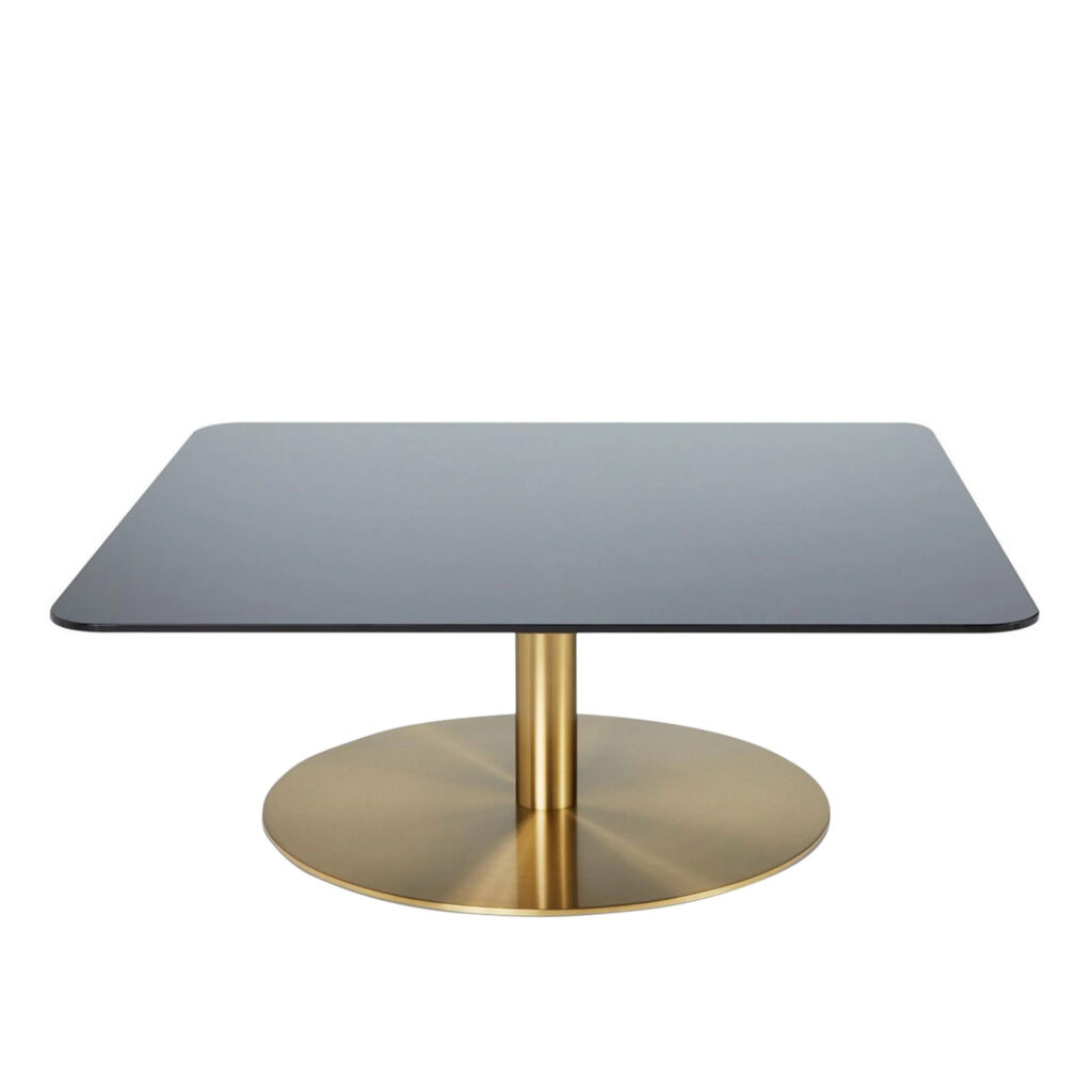 Flash Table Square Brass