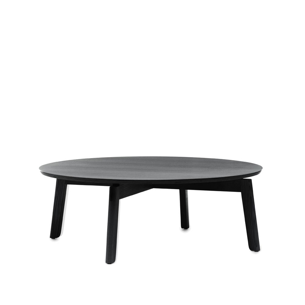 Fogia Area soffbord ask svartbets, ø80 h.28 cm