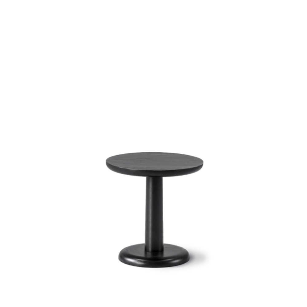 Fredericia Furniture Pon sidobord ek svart lack, ø35 cm