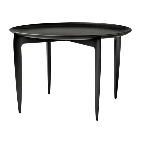 Fritz Hansen Foldable Tray Table Ø60 cm Svart