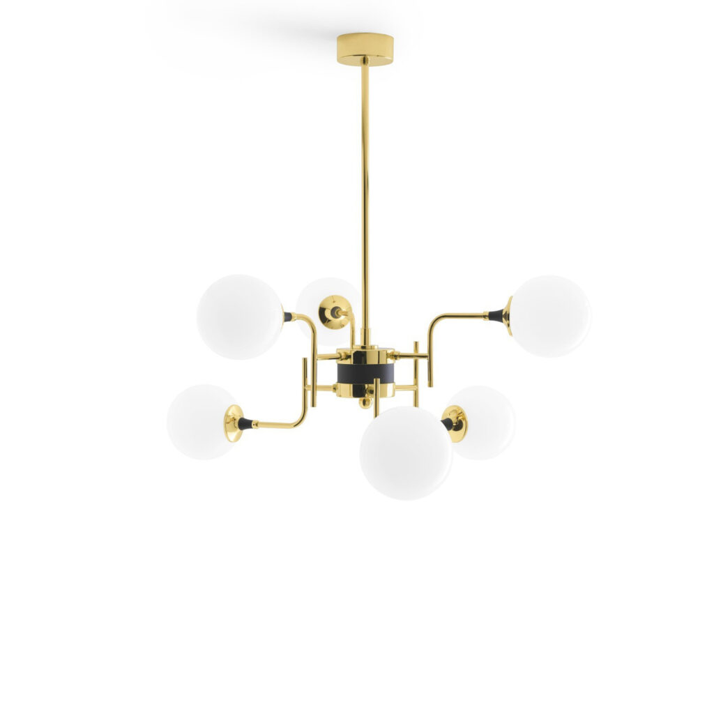 Galassia Suspension Gold/White Ø 90